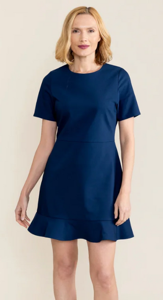 Catherine Dress-Navy