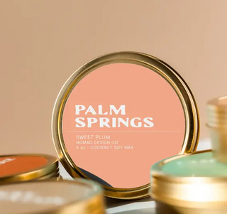 Palm Springs Travel Tin Candle