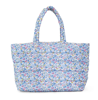 Luxe Puffer Tote Bag - Bridgehampton Floral