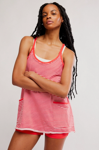Hot Shot Mini Printed - Court Stripe Graper