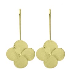 Flower Drop Earrings 1.75"