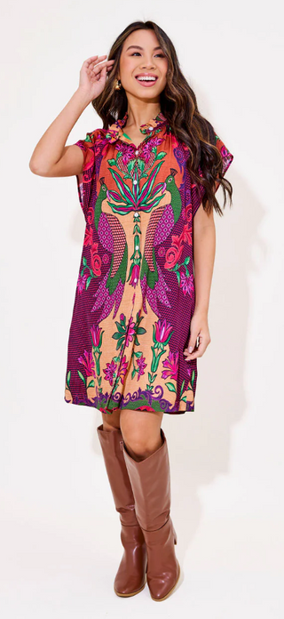 Margot Dress-Peacock