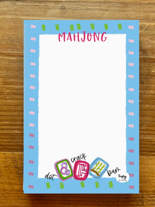 Mahjong Chunky Notepad, 100 Pages