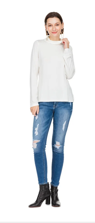 Mock Neck Top
