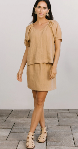 Harper Skirt - Iced Latte