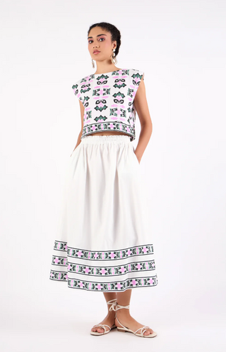 Amber Skirt - Papillon Moss