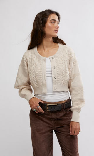 WTF Heritage Cardi - Crystal Grey
