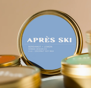 Apres Ski Travel Tin Candle