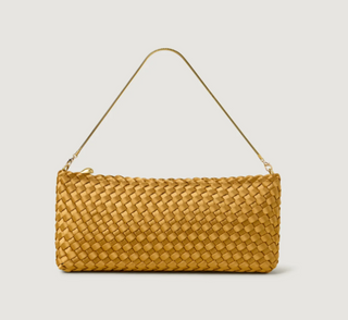 Gala Medium Satin Clutch - Ore