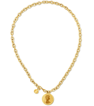 Odette Coin Chain Necklace - Gold