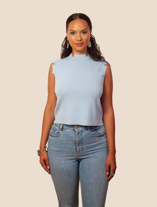 Betty Top - Baby Blue