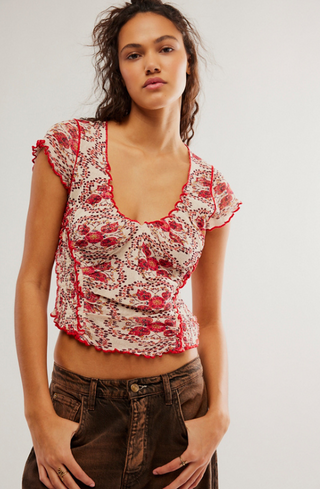Oh My Baby Tee - Sand Combo