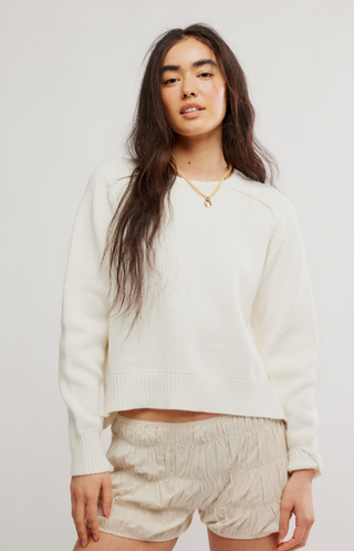 Spring Street Pullover - Optic White