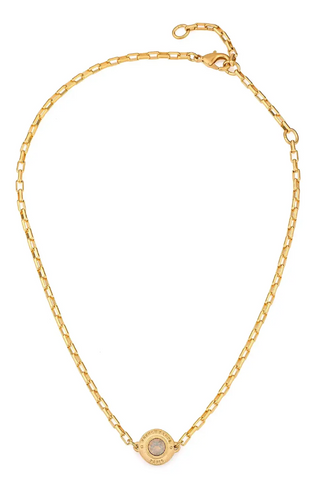 The Annecy Birthstone Necklace – Gold - April