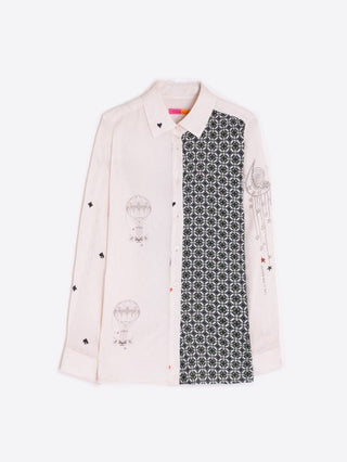 Hot Air Balloon Print Shirt