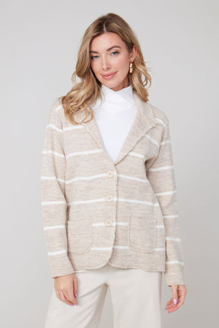 Knit Jacket - Heather Oatmeal