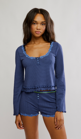 Spring Break Sleep Set - Blue Crown