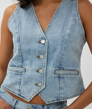 Denim Vest - Blue