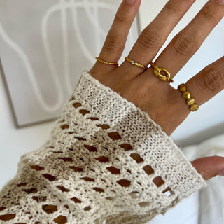 Libby Shell Ring - Gold