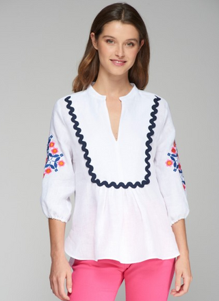 Ric Rac Top - Uno Blanco