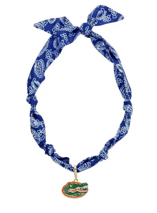 Florida Gators Logo Bandana Scarf Necklace