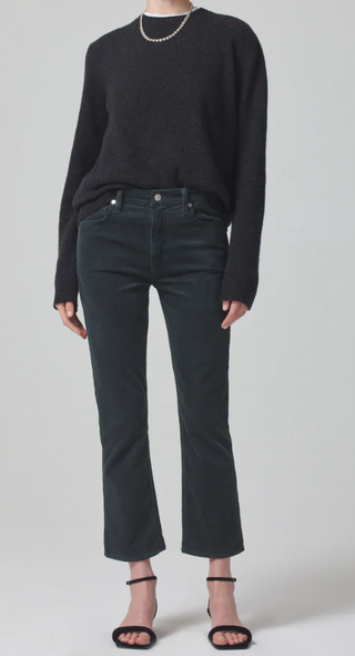 Isola Cropped Boot in Corduroy (zip fly) - Subvert
