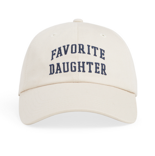 All Caps Logo Baseball Cap - Khaki/Navy