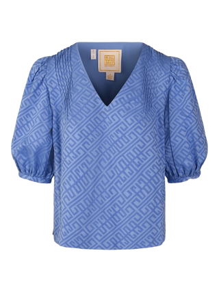 Penny Top - Blueberry Monogram