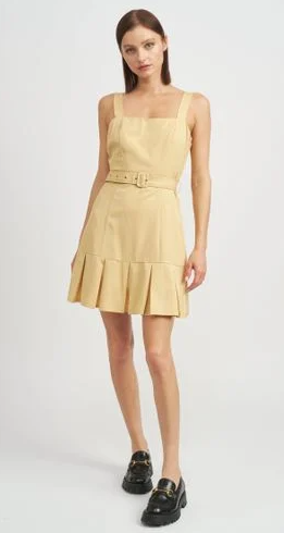 Bailee Mini Dress-Butter