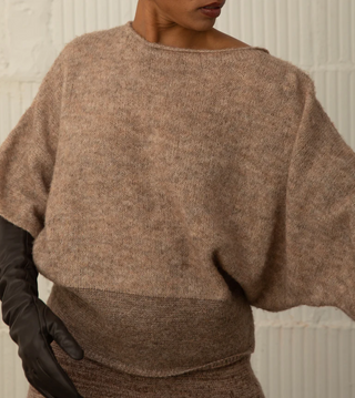 Alhambra Top-Taupe/Brown