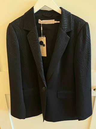 Blazer Jacquard Stretch-Black