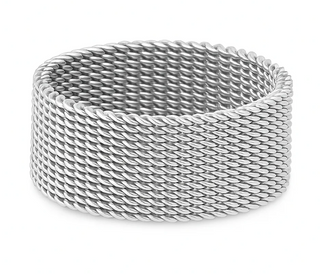 Etta Mesh Ring - Silver