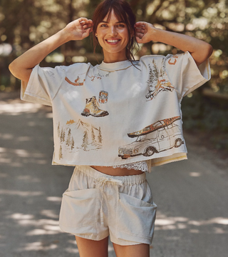 Mountain View Graphic Tee - Ivory Combo