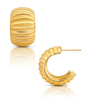 Peyton Chunky Hoop Earring