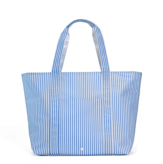 JUMBO TOTE - X-Large Tote - PIMLICO STRIPE CHAMPBRAY