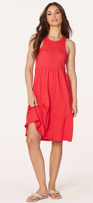 Tiered A-Line Tank Dress-Barn