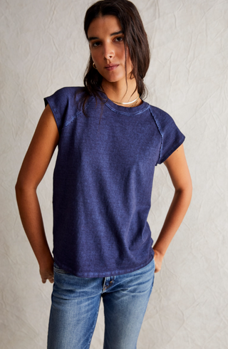 Riley Tee - Peacoat