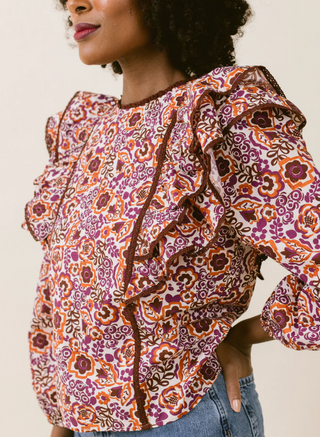 Claire Blouse-Marigold