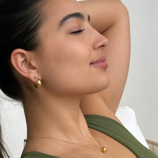 Cosa Mini Hoop Earrings - Gold