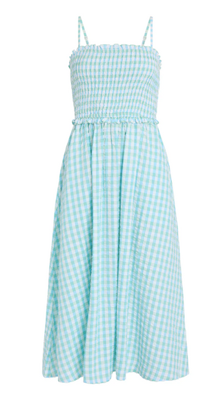 Smocked Dress- Lindroth Check