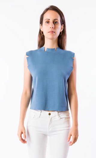 Betty Top-Vintage Blue