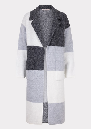 Cardigan Long Blocks - Grey