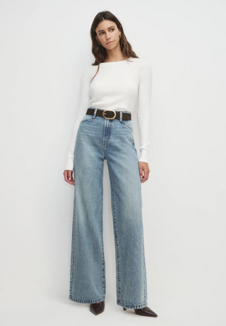 The Mischa Super High Rise Wide Leg - Dublin