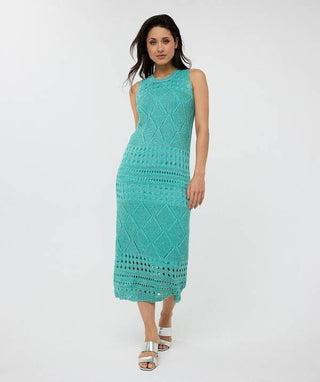 Dress Fancy Open Knit Lurex