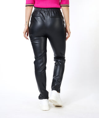 Black Pleather Trousers