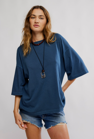 WTF Perfect Oversized Tee - Varsity Navy