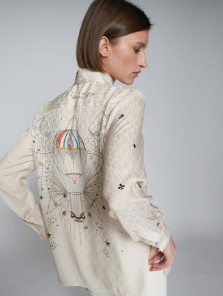 Hot Air Balloon Print Shirt