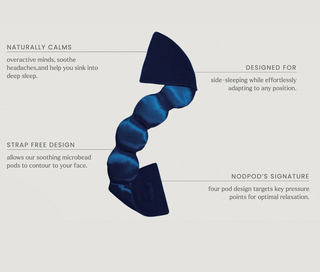 Silk Weighted Sleep Mask - Petal - Eye Mask