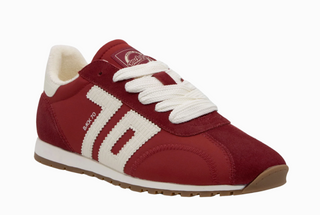 Asian in Red White Sneakers - Back 70