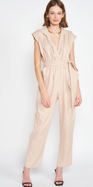 Madison Jumpsuit-Natural